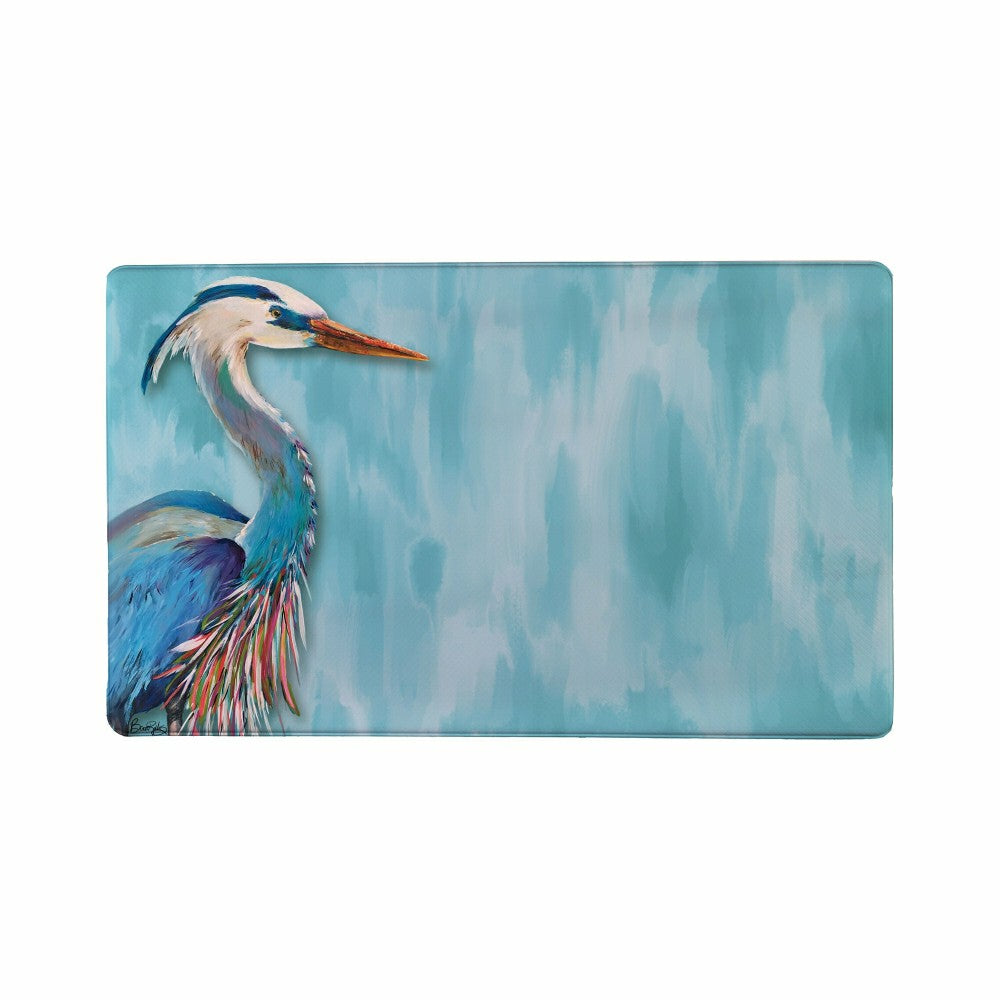 Seaside Retreat Anti-Fatigue Mat, Heron, 30"x18" | Plow & Hearth