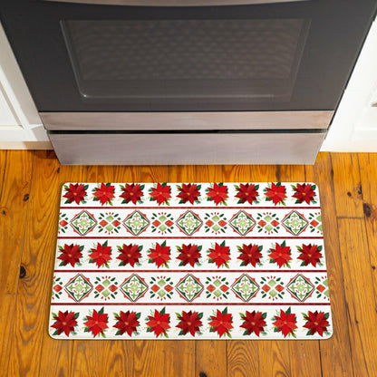 Anti-Fatigue Mat, Flower with Leaf, 30"x18" | Plow & Hearth