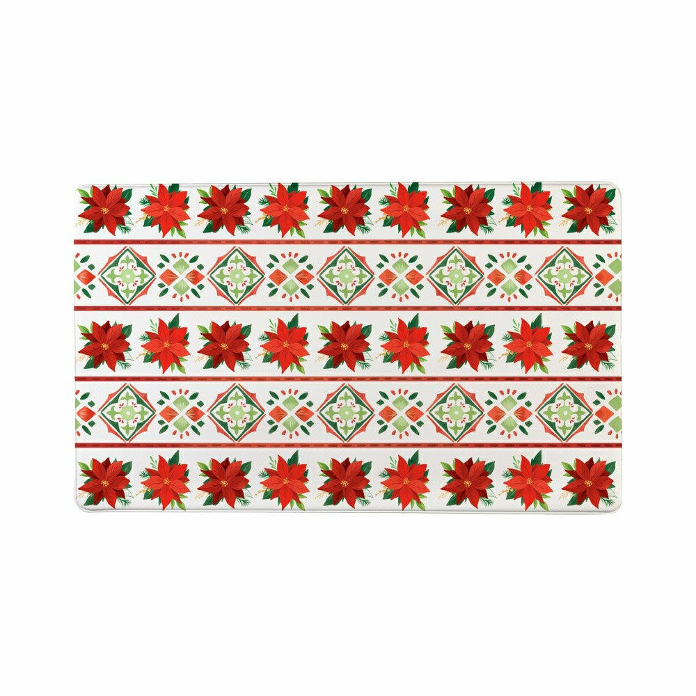 Anti-Fatigue Mat, Flower with Leaf, 30"x18" | Plow & Hearth