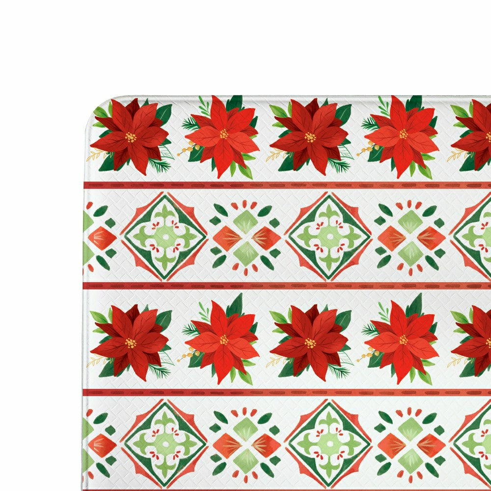Anti-Fatigue Mat, Flower with Leaf, 30"x18" | Plow & Hearth