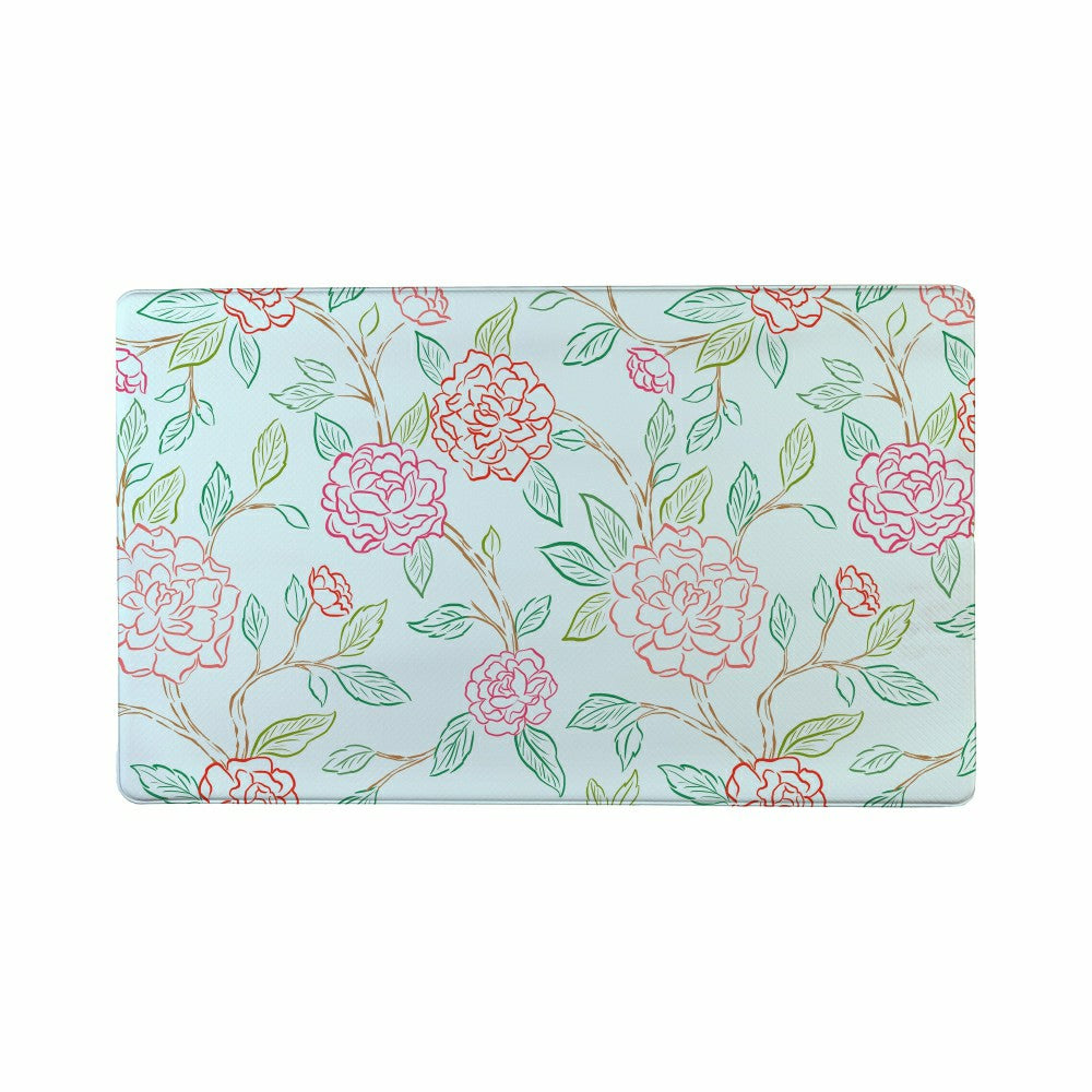 EG Studio Home Coordinates Roses Anti-Fatigue Mat, 30"x18" | Plow & Hearth