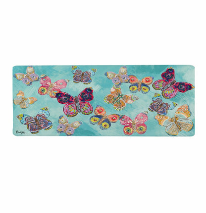Seaside Retreat Anti-Fatigue Mat, Butterflies, 40"x20" | Plow & Hearth