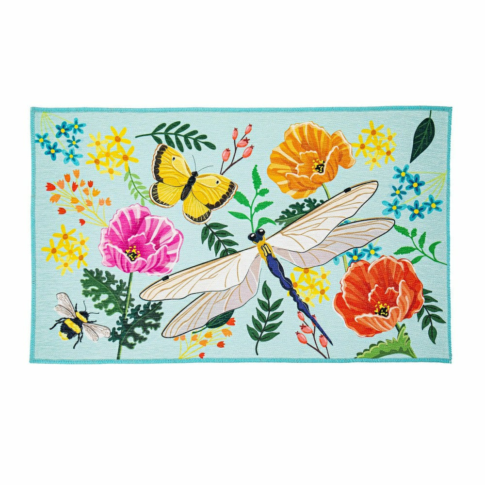 Greenhouse Garden Welcome Friends Washable Indoor/Outdoor Mat | Plow & Hearth