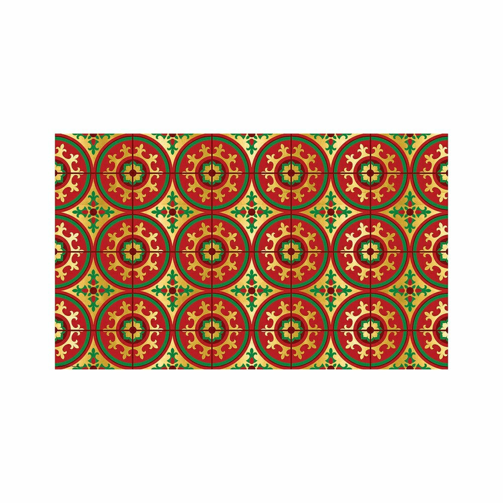Christmas Tile Washable Indoor/Outdoor Mat | Plow & Hearth