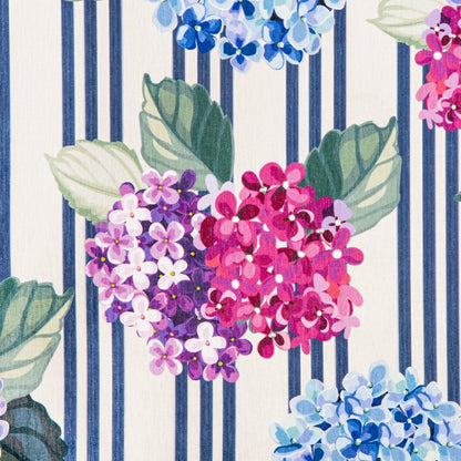 Chinoiserie Bow Floral Wreath Washable Mat 24"x36" | Plow & Hearth