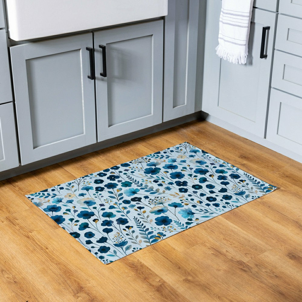 VivaStyle Gilded Meadow Washable Mat ONE, 24"Lx36"H | Plow & Hearth