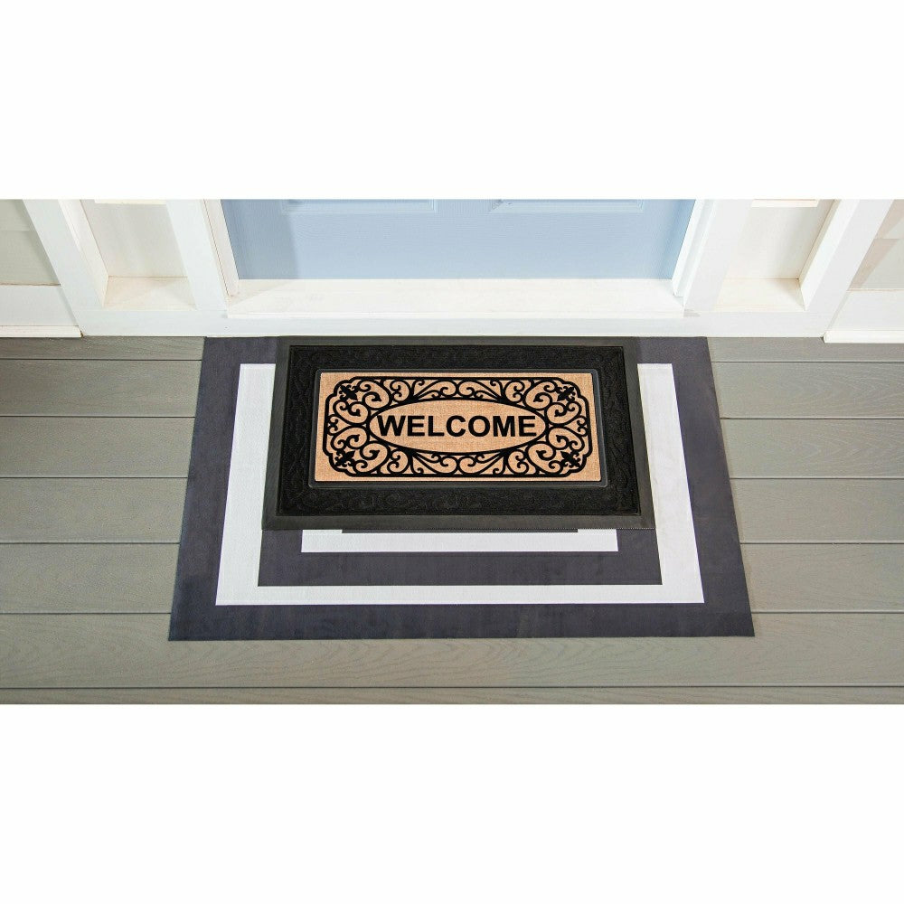 Black and White Frame Layering Mat | Plow & Hearth