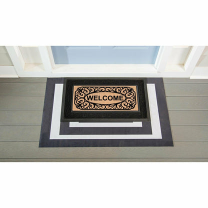 Black and White Frame Layering Mat | Plow & Hearth