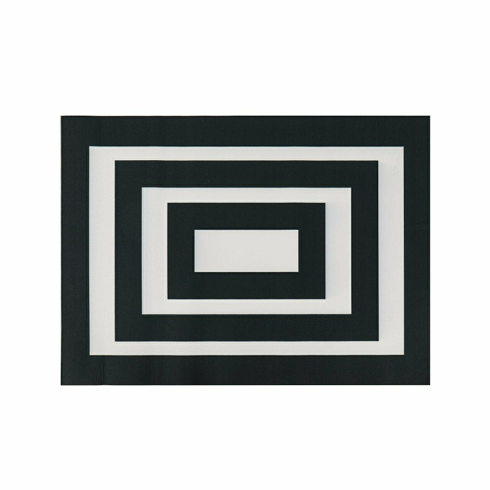 Black and White Frame Layering Mat | Plow & Hearth