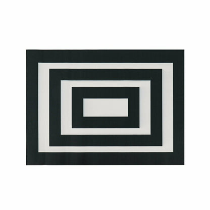 Black and White Frame Layering Mat | Plow & Hearth