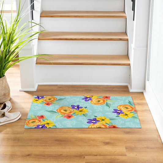 Mack Childs Dragonfly Washable Mat 24"x36" | Plow & Hearth