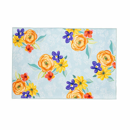 Mack Childs Dragonfly Washable Mat 24"x36" | Plow & Hearth