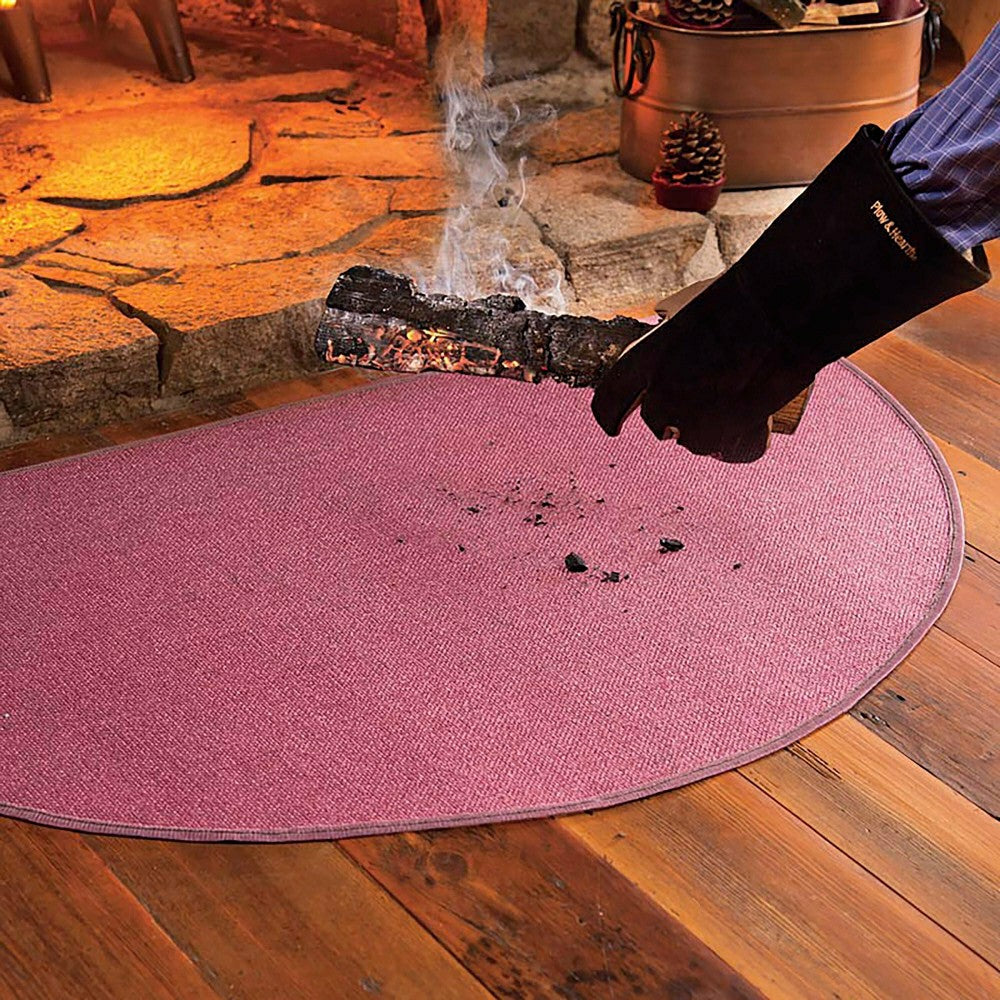 Fiberglass Half Round Hearth Rug | Plow & Hearth