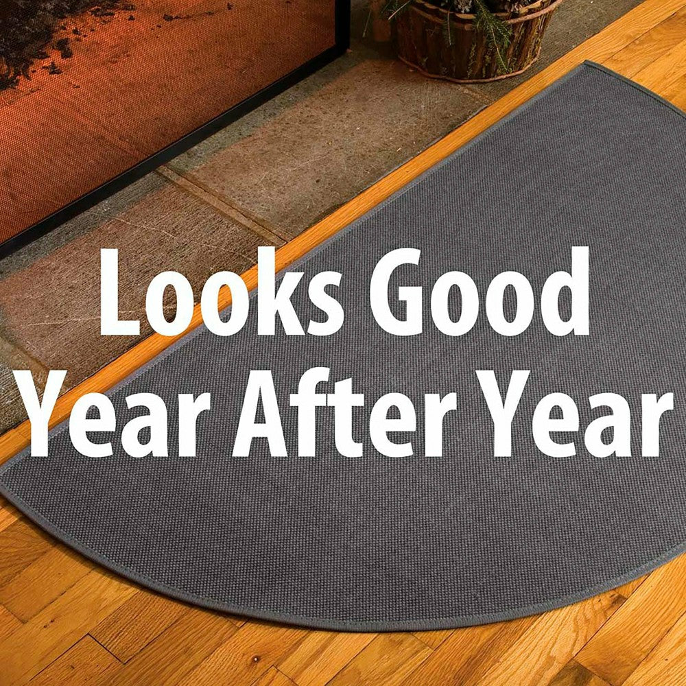 Fiberglass Half Round Hearth Rug | Plow & Hearth