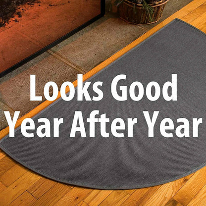 Fiberglass Half Round Hearth Rug | Plow & Hearth