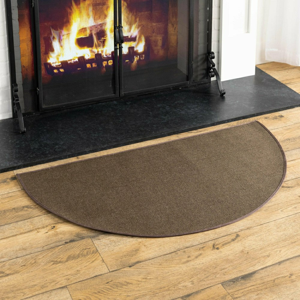 Fiberglass Half Round Hearth Rug | Plow & Hearth