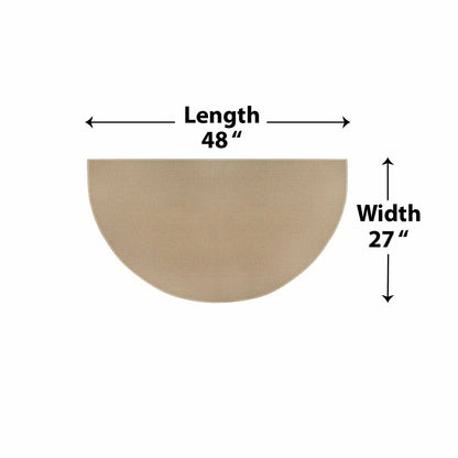 Fiberglass Half Round Hearth Rug | Plow & Hearth