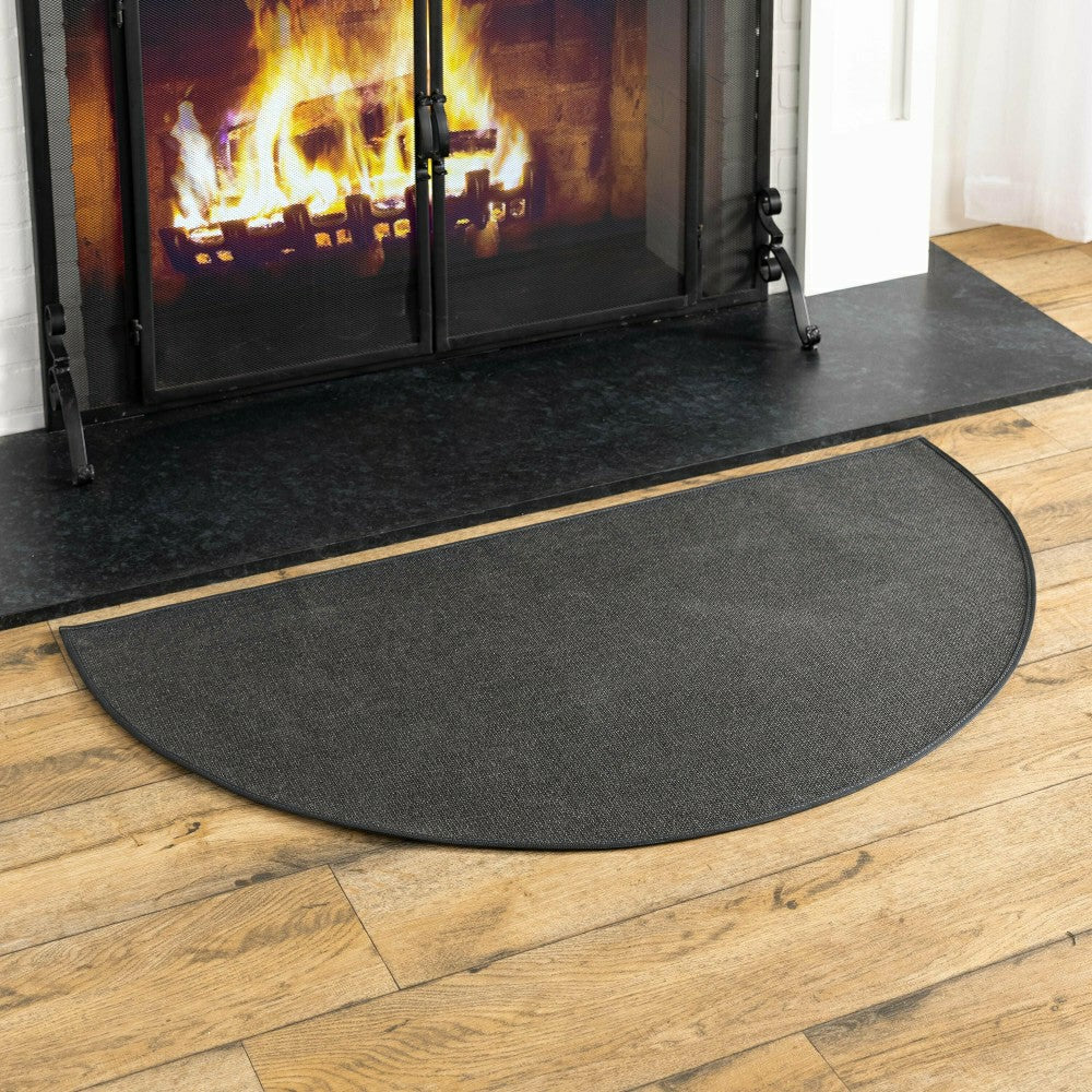 Fiberglass Half Round Hearth Rug | Plow & Hearth