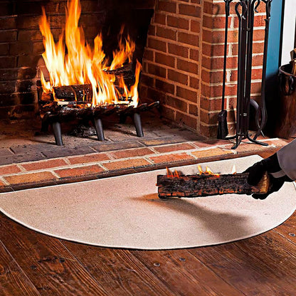 Fiberglass Half Round Hearth Rug | Plow & Hearth