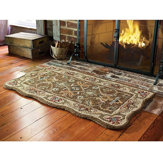 Fire Resistant Wool Hearth Rug | Plow & Hearth