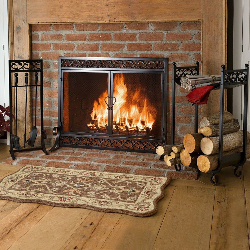 Fire Resistant Wool Hearth Rug | Plow & Hearth