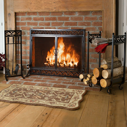Fire Resistant Wool Hearth Rug | Plow & Hearth