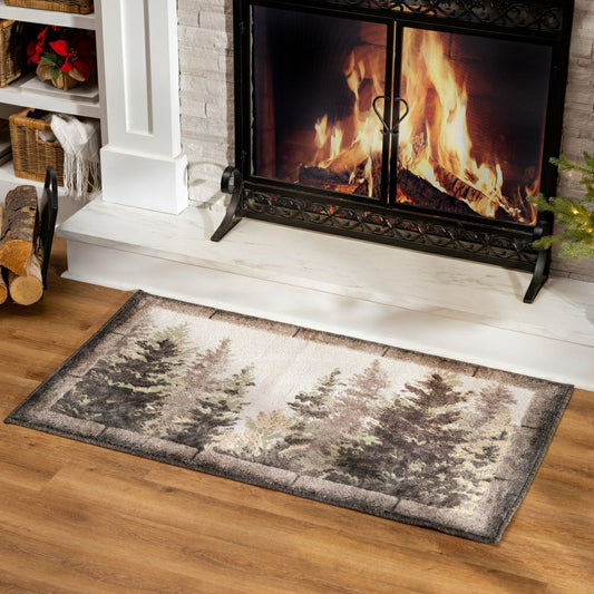Vista Forest Trees Rug, 30" x 50" | Plow & Hearth