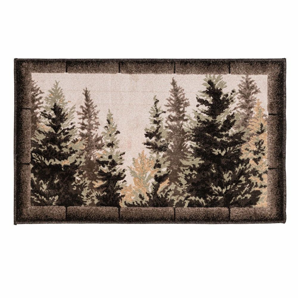 Vista Forest Trees Rug, 30" x 50" | Plow & Hearth