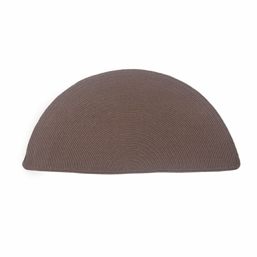 Blue Ridge Half Round Wool Braided Rug, 2' x 4' | Plow & Hearth