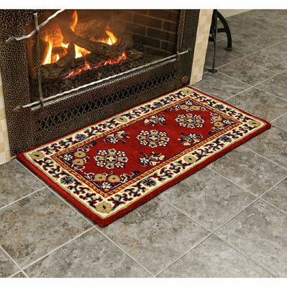 Oriental Wool Rug, 44"x22" | Plow & Hearth