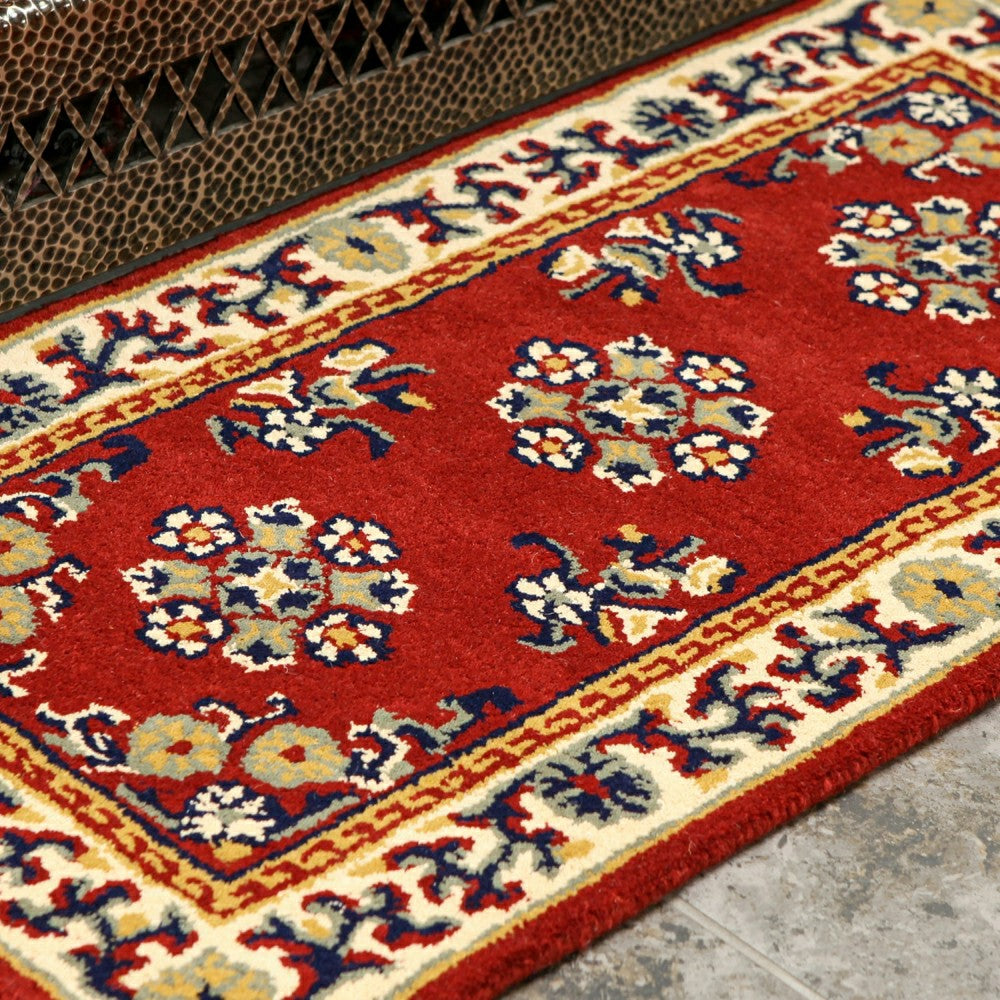 Oriental Wool Rug, 44"x22" | Plow & Hearth