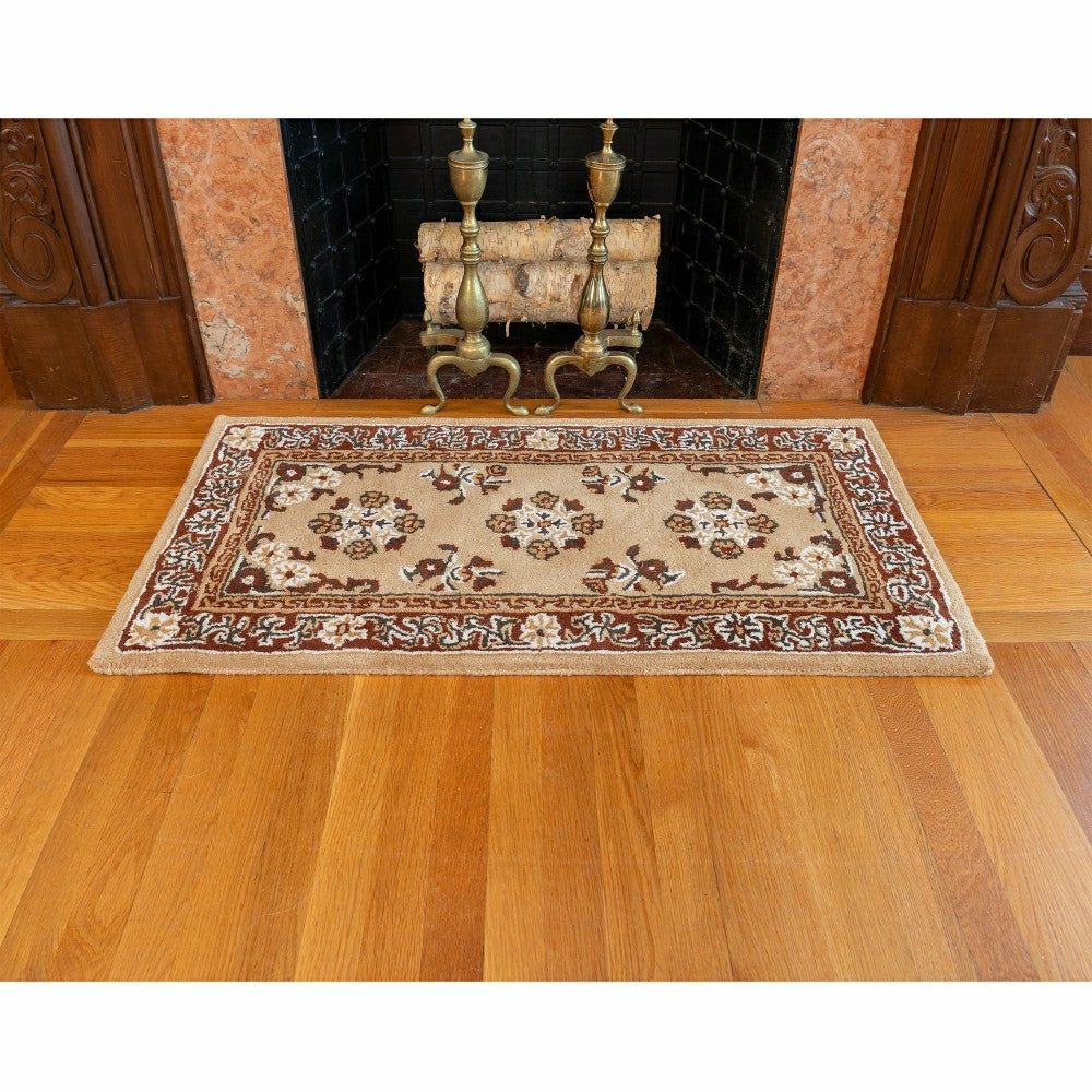 Oriental Wool Rug, 44"x22" | Plow & Hearth