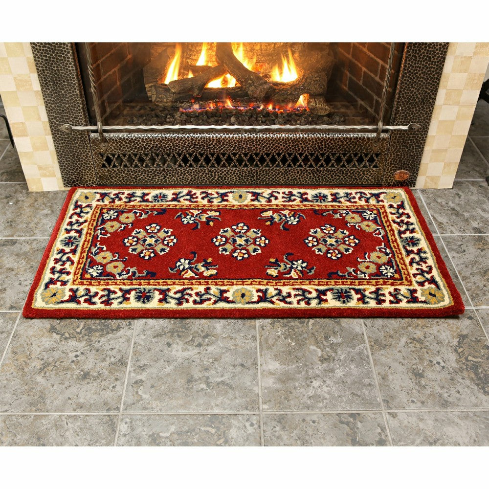 Oriental Wool Rug, 44"x22" | Plow & Hearth