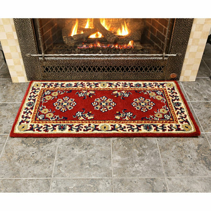 Oriental Wool Rug, 44"x22" | Plow & Hearth