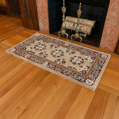 Oriental Wool Rug, 44"x22" | Plow & Hearth
