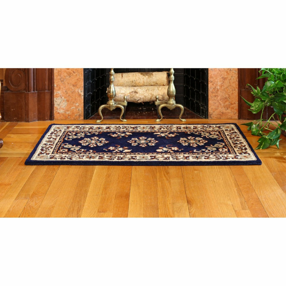 Oriental Wool Rug, 44"x22" | Plow & Hearth