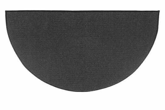 Wool Andiron Black Rug, 48" x 27" | Plow & Hearth
