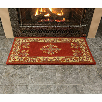 Jardin Wool Rug, 44"x22" | Plow & Hearth