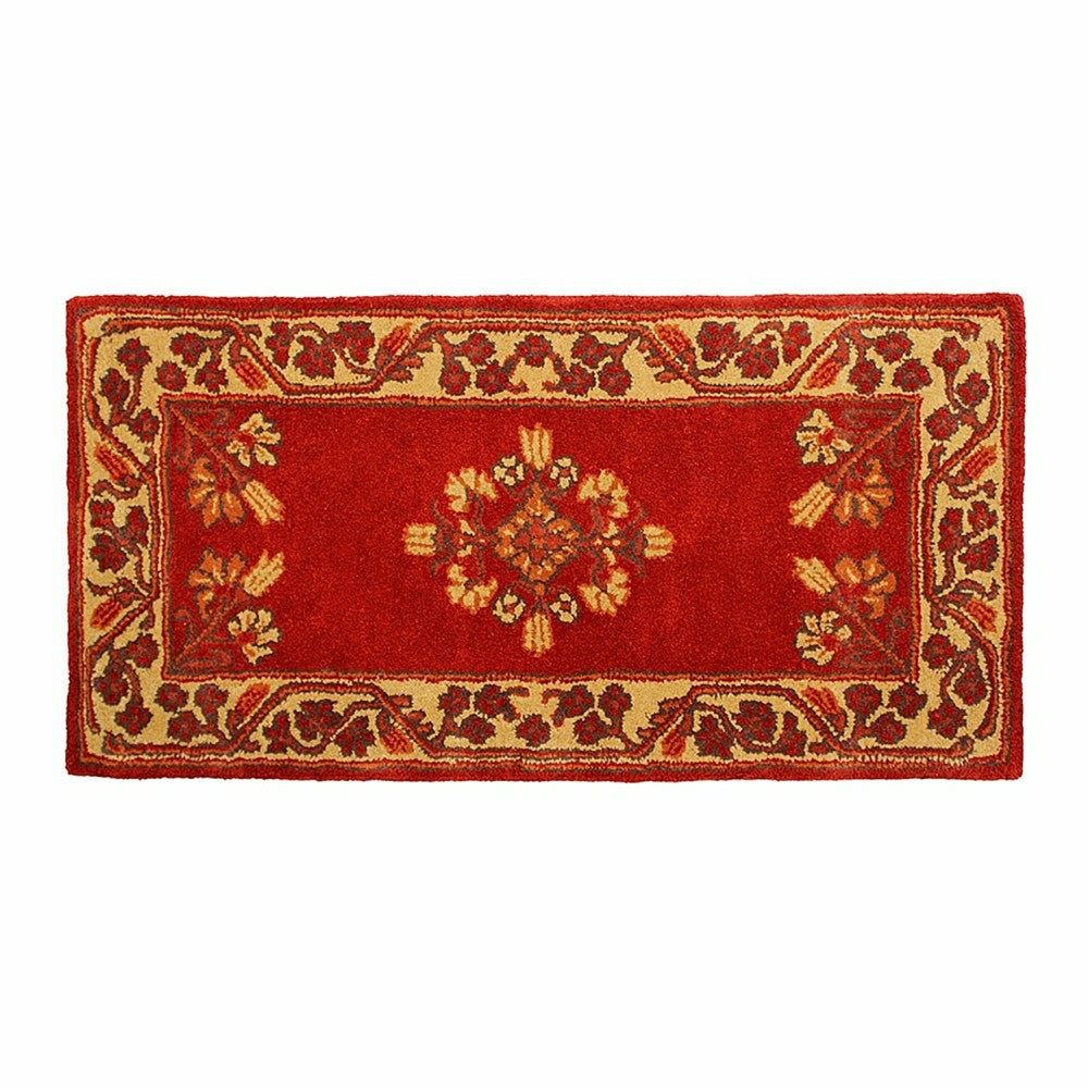 Jardin Wool Rug, 44"x22" | Plow & Hearth