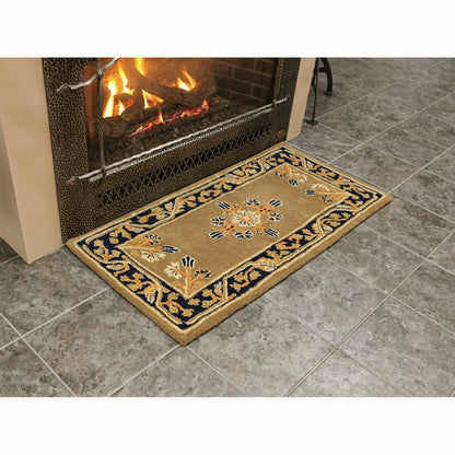 Jardin Wool Rug, 44"x22" | Plow & Hearth