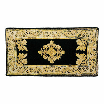 Jardin Wool Rug, 44"x22" | Plow & Hearth