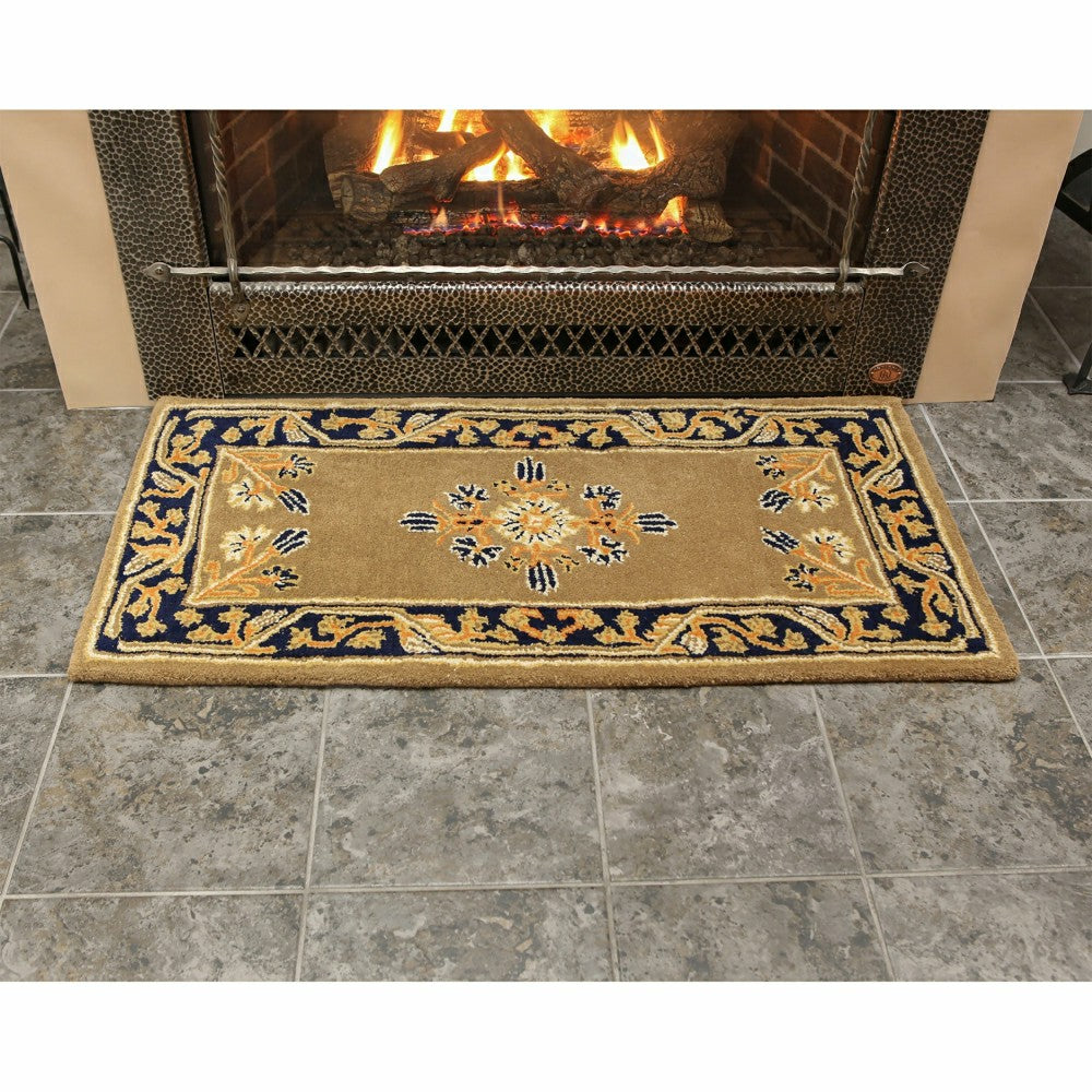 Jardin Wool Rug, 44"x22" | Plow & Hearth