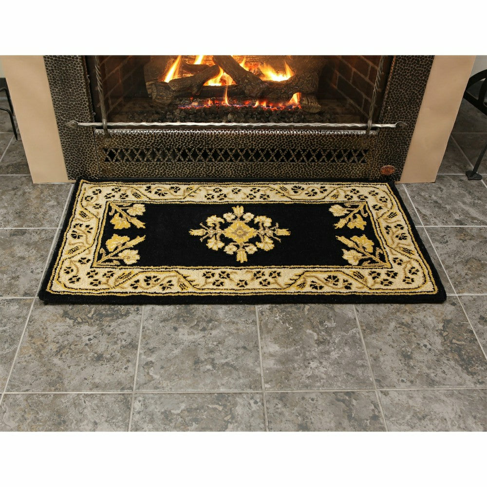 Jardin Wool Rug, 44"x22" | Plow & Hearth