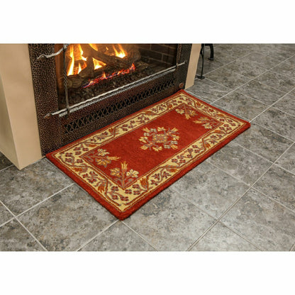 Jardin Wool Rug, 44"x22" | Plow & Hearth