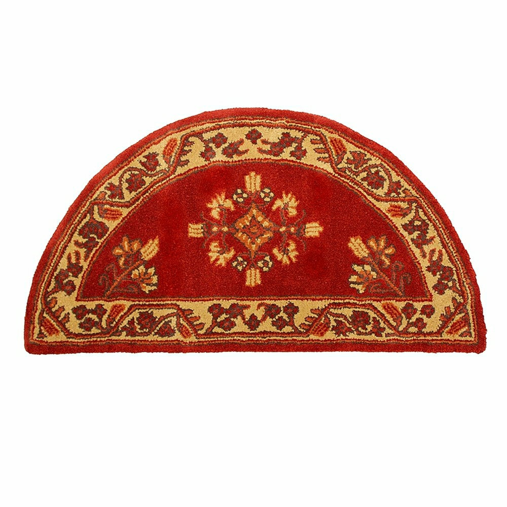 Jardin Half Round Wool Rug | Plow & Hearth