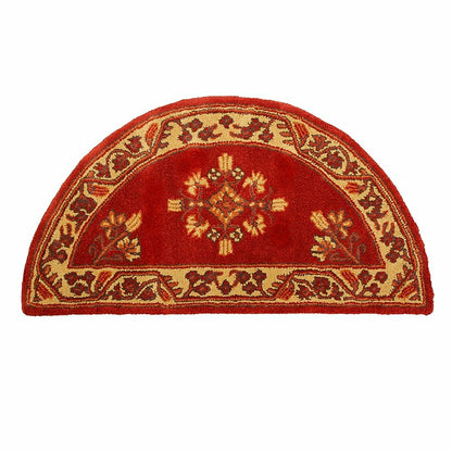 Jardin Half Round Wool Rug | Plow & Hearth