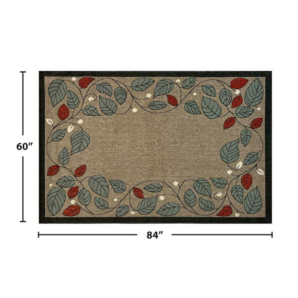Berry Vine Polypropylene Rug | Plow & Hearth