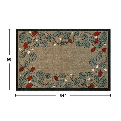 Berry Vine Polypropylene Rug | Plow & Hearth