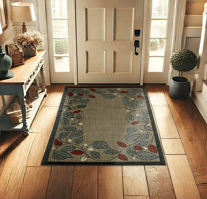 Berry Vine Polypropylene Rug | Plow & Hearth