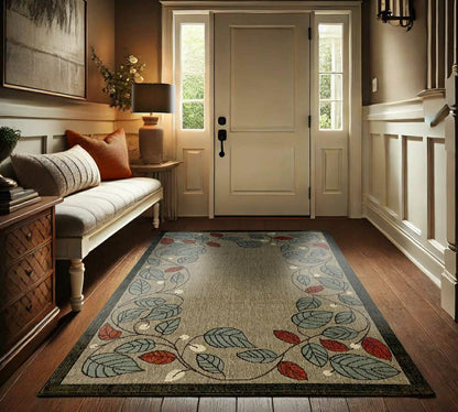 Berry Vine Polypropylene Rug | Plow & Hearth